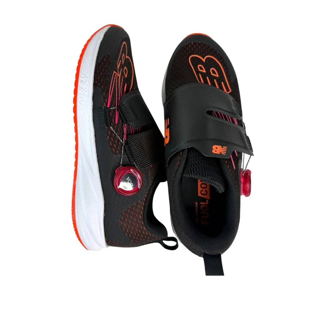 New Balance Womens Size 5.5 FuelCore Reveal BOA Black Orange Running Shoes